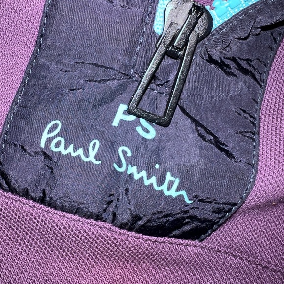 PS Paul Smith Purple Polo Shirt with Zip Collar – Size XS - Picture 5 of 7